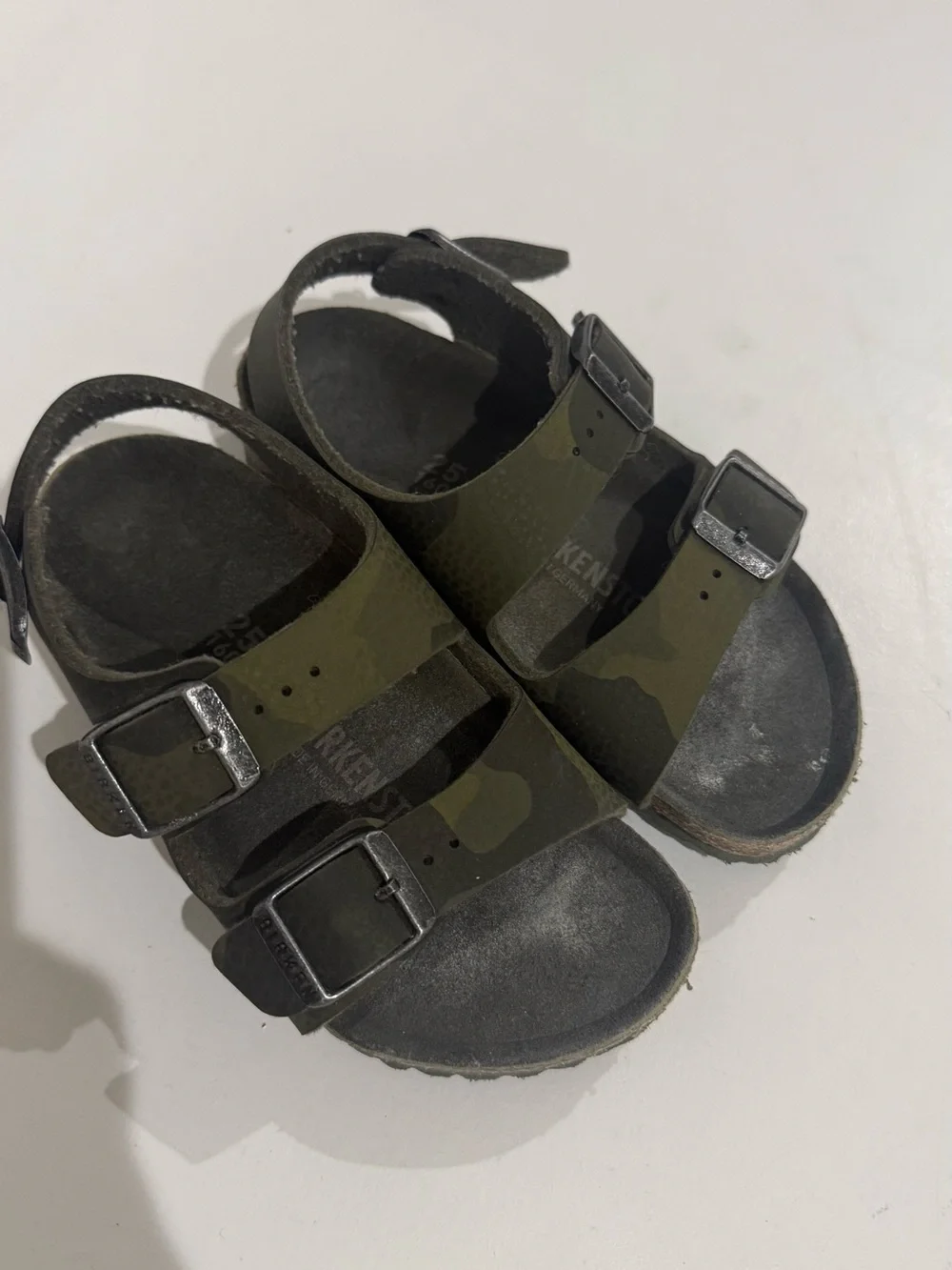 Toddler Camo Birkenstock Milano Sandals